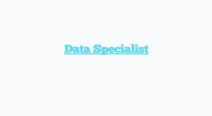 Data Specialist